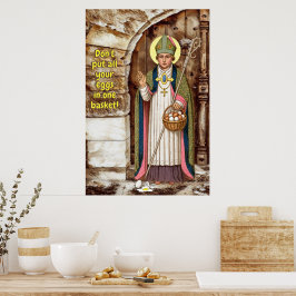 St. Swithin und die zerbrochenen Eier Lektion Poster