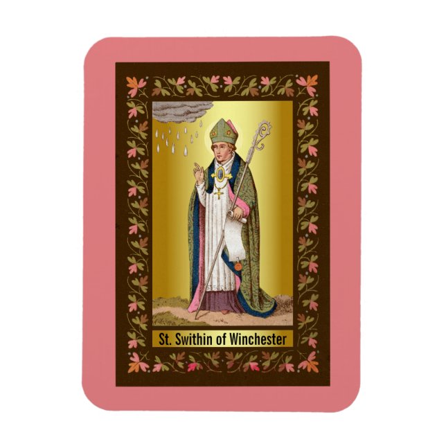 St. Swithin von Winchester  Magnet (Vertikal)