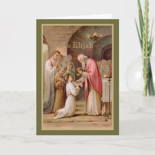 St. Tarcisius empfängt die Eucharistie (BL 02) Karte