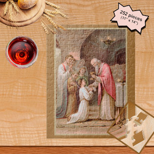 St. Tarcisius empfängt die Eucharistie (BL 02) Puzzle