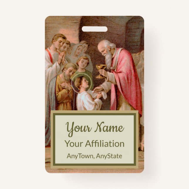 St. Tarcisius Erhalt der Eucharistie (BL 02) Ausweis (Vorderseite)