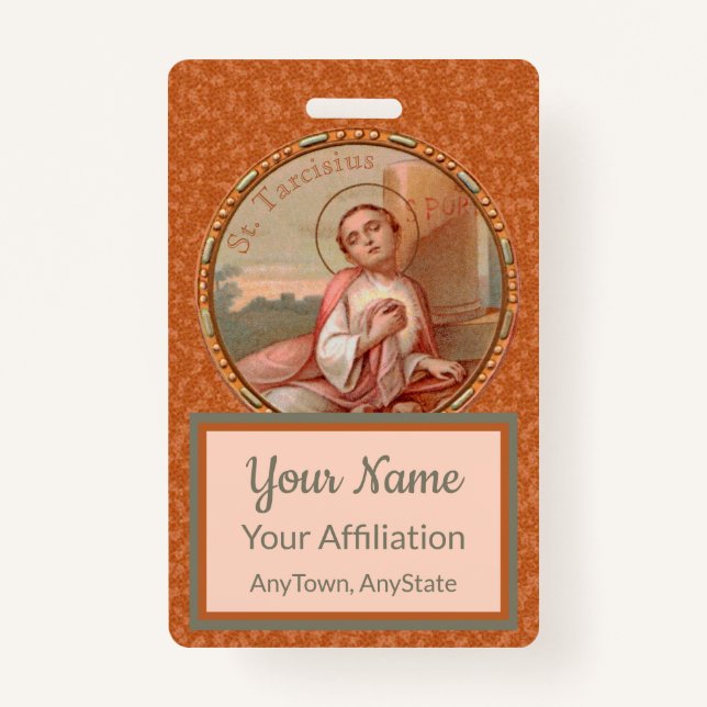 St. Tarcisius of Rome Roundel (BF 004) Ausweis (Vorderseite)