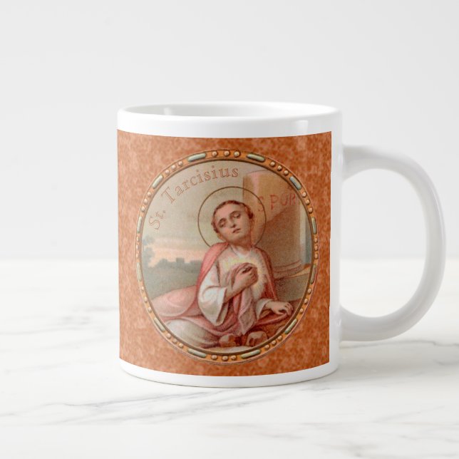 St. Tarcisius of Rome Roundel (BF 004) Jumbo-Tasse (Rechts)
