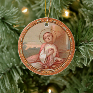 St. Tarcisius of Rome Roundel (BF 004) Keramik Ornament