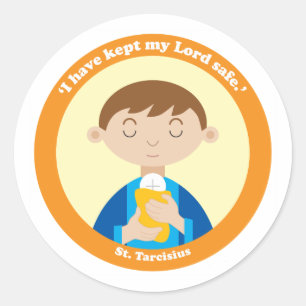 St. Tarcisius Runder Aufkleber