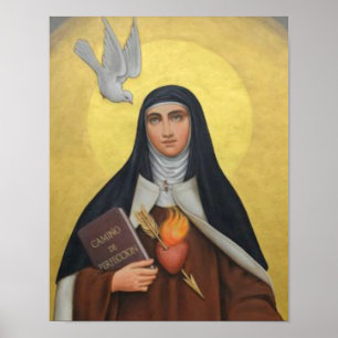 St Teresa Carmelite Heiligen Avila Poster