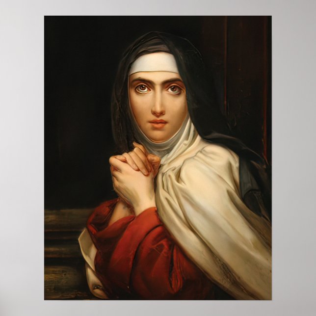 St Teresa de Avila Katholic Saint Therese Gerard Poster (Vorne)