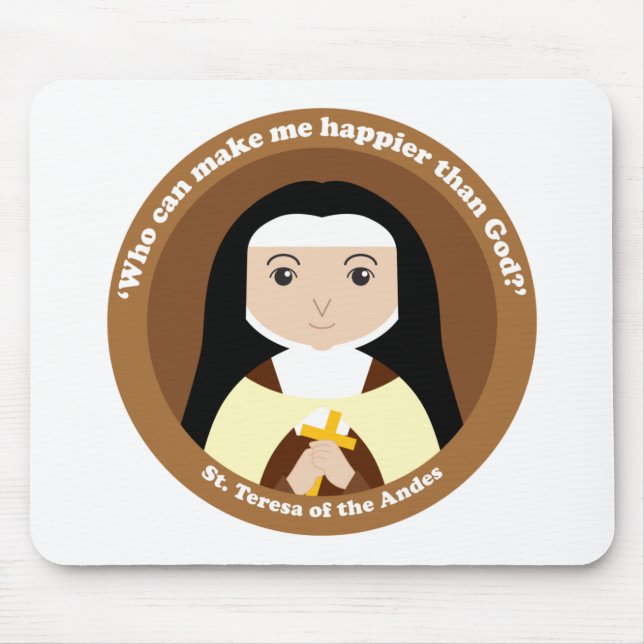 St. Teresa der Anden Mousepad (Vorne)