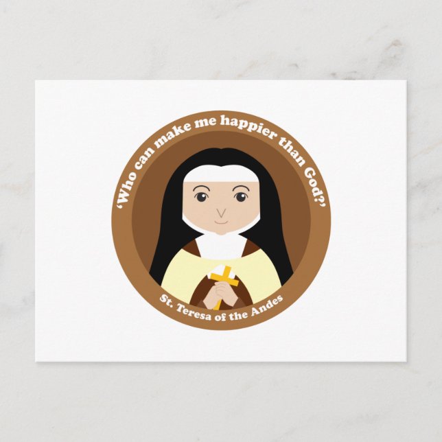 St. Teresa der Anden Postkarte (Vorderseite)