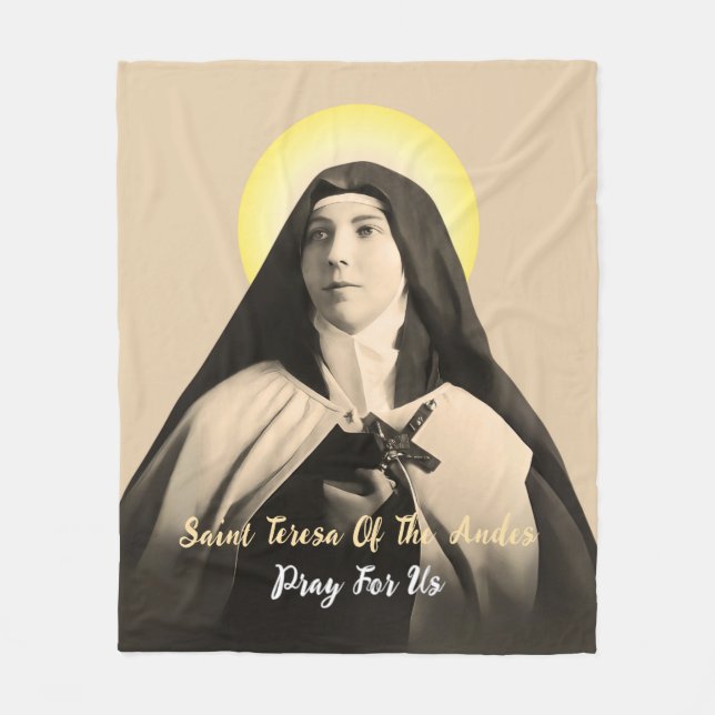 ST. TERESA DER ANDES FLEECEDECKE (Vorderseite)