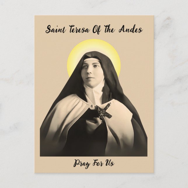 ST. TERESA DER ANDES POSTKARTE (Vorderseite)