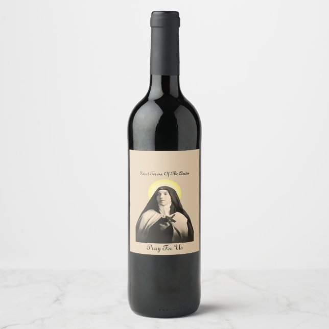 ST. TERESA DER ANDES WEINETIKETT (Vorderseite)