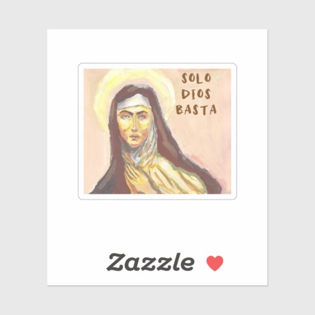 St. Teresa of Avila Aufkleber (Blatt)