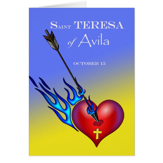 St. Teresa of Avila Fest Day, Herz und Pfeil (Vorne)