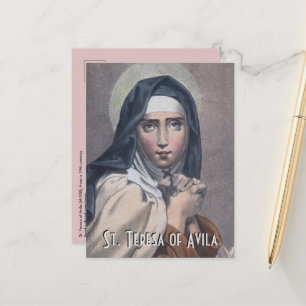 St. Teresa of Avila (M 008) Postkarte