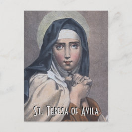 St. Teresa of Avila (M 008) Postkarte