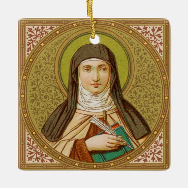 St. Teresa of Avila (SNV 27) Platz Keramikornament (Vorderseite)