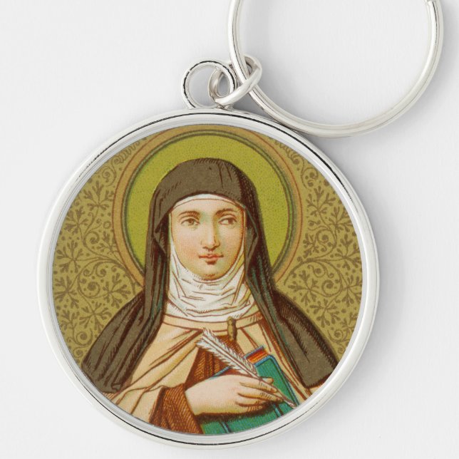 St. Teresa of Avila (SNV 27) Premium Round Schlüsselanhänger (Vorne)