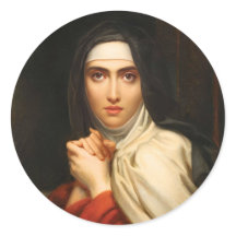 St. Teresa Von Avila Aufkleber