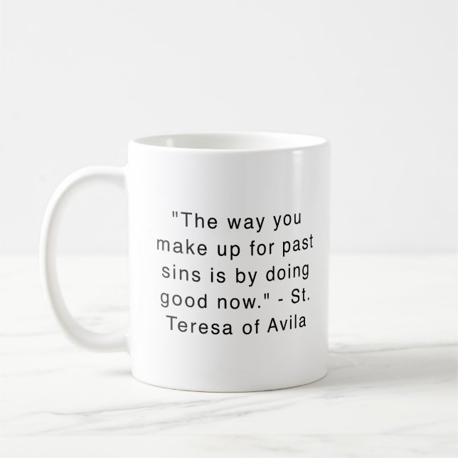 St. Teresa von Avila Kaffeetasse (Links)