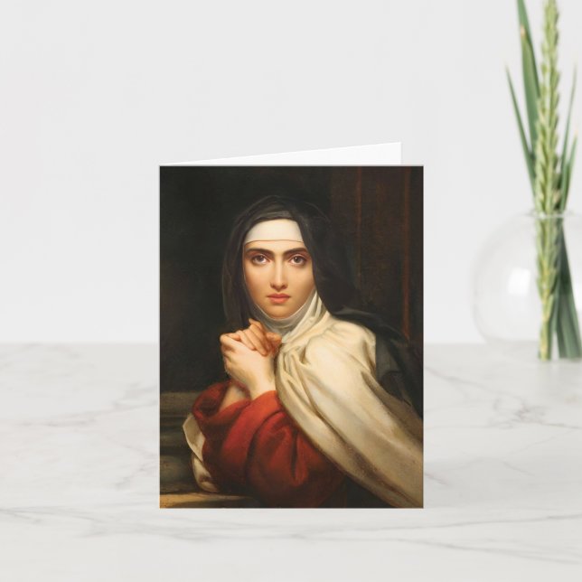 St. Teresa von Avila Karte  (Vorderseite)