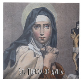 St. Teresa von Avila (M 008) Fliese