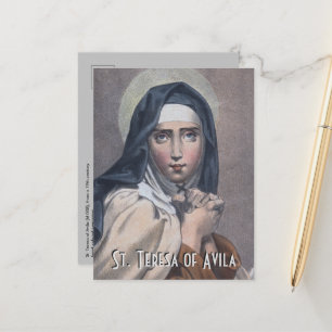 St. Teresa von Avila (M 008) Postkarte