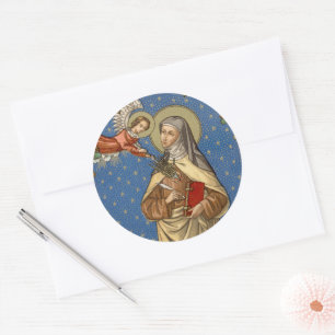 St. Teresa von Avila (SAU 28) Runder Aufkleber