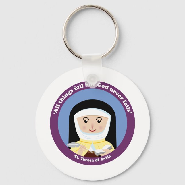 St. Teresa von Avila Schlüsselanhänger (Vorderseite)