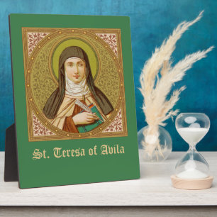 St. Teresa von Avila (SNV 27) (Quadratisches Bild) Fotoplatte