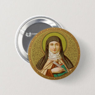 St. Teresa von Avila (SNV 27) Rund Button