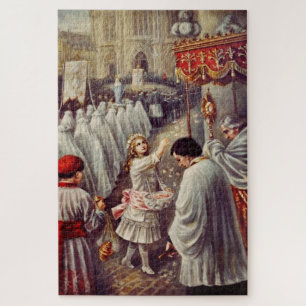 St. Teresa wirft Blumen auf das Allerheiligste Puzzle