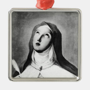 St Theresa von Avila Silbernes Ornament
