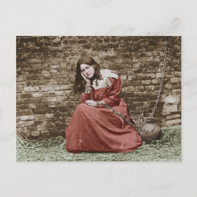 ST THERESE ALS JOAN OF ARC.COLORIZED POSTKARTE (Vorderseite)
