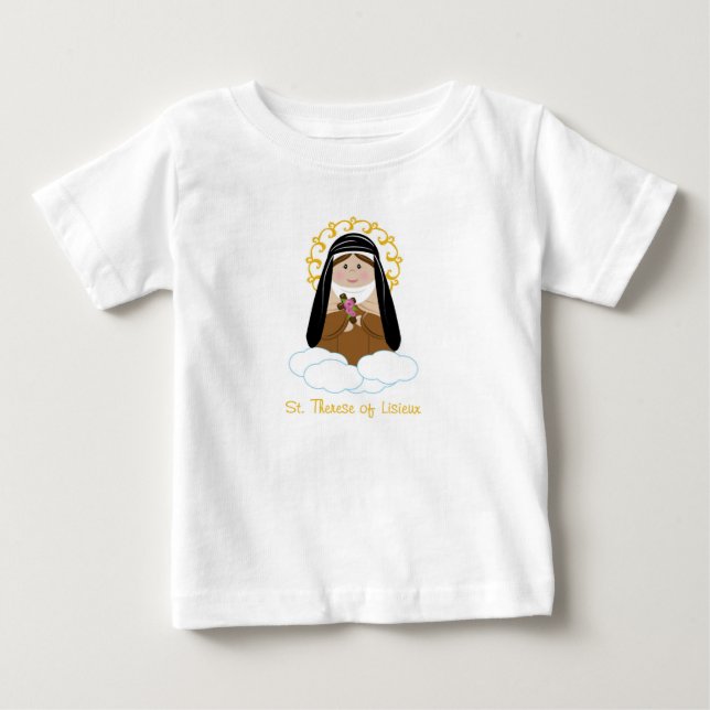 St. Therese Baby T-shirt (Vorderseite)