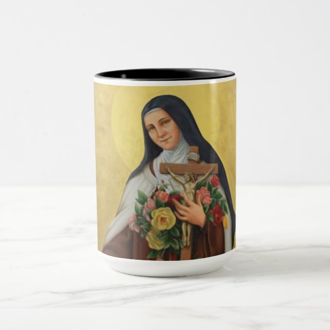 St. Therese des Carmelite Heiligen Kinderjesuss Tasse (Zentrum)