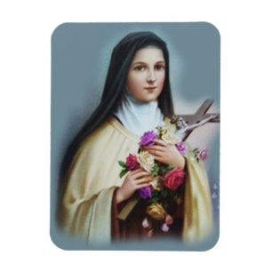 St. Therese des Kindes Jesus wenig Blume Magnet