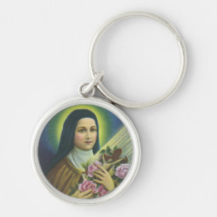 St. Therese die kleine Blume Karmeliter Katholisch Schlüsselanhänger