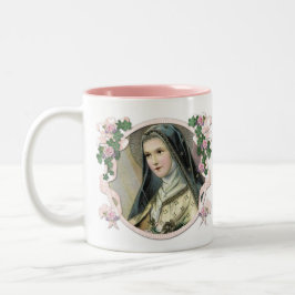St. Therese, die kleine Blume Religiöses Karmelit Zweifarbige Tasse
