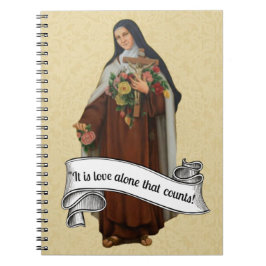 St. Therese die kleine Blume Religious Vintag Notizblock