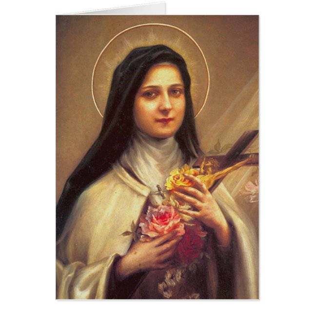 St. Therese die kleine Blume Rosenrosen (Vorne)