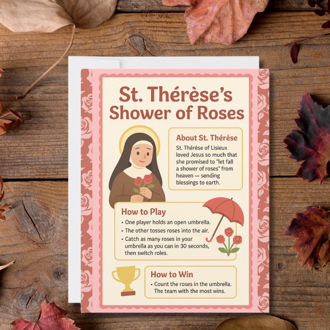 St. Thérèse Dusche der Rose Allerheiligen (Von Creator hochgeladen)