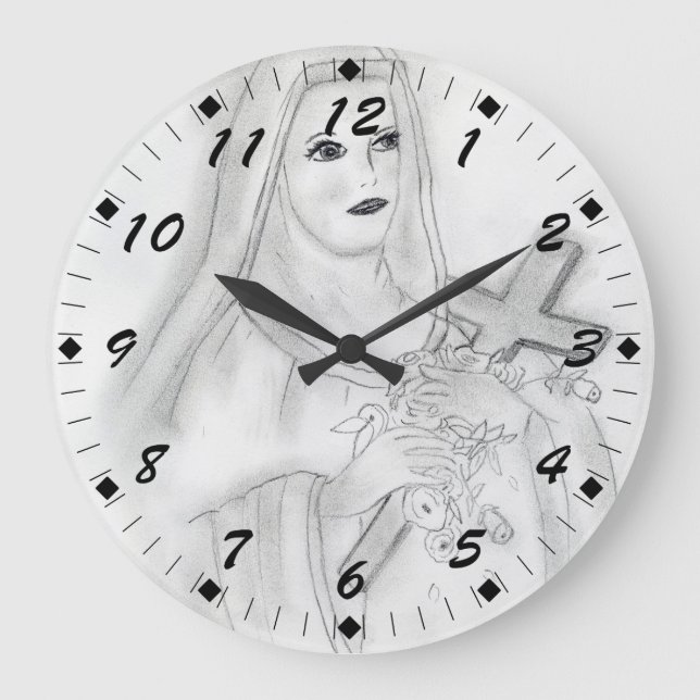 St. Therese Große Wanduhr (Vorderseite)