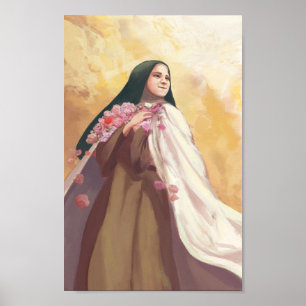 St. Thérèse im Himmel Poster