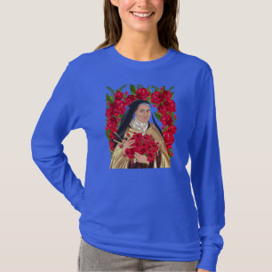 St. Therese Lisieux Blume Rose Christlich T-Shirt
