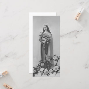 St. Therese Lisieux Grußkarte Karte