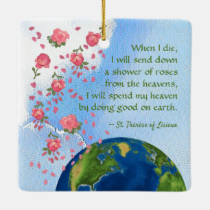 St. Thérèse of Lisieux (BJE 01; the Americas) Keramikornament