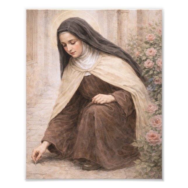 St. Therese of Lisieux "Little Way"  Fotodruck (Vorne)