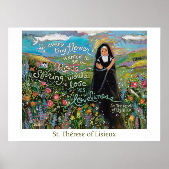 St. Therese of Lisieux Poster (Vorne)