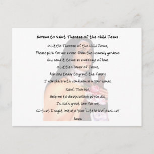 St. Therese Postkarte